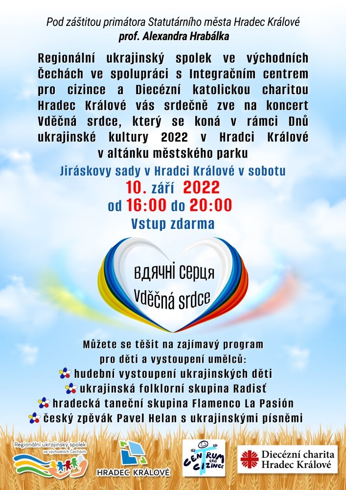 Dny ukrajinské kultury - Koncert Vděčná srdce
