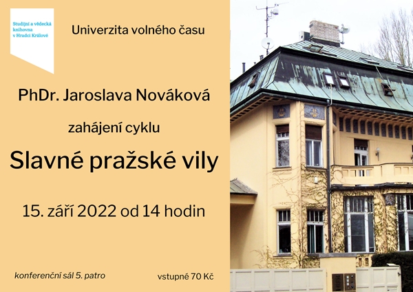 PhDr. Jaroslava Nováková: Slavné pražské vily