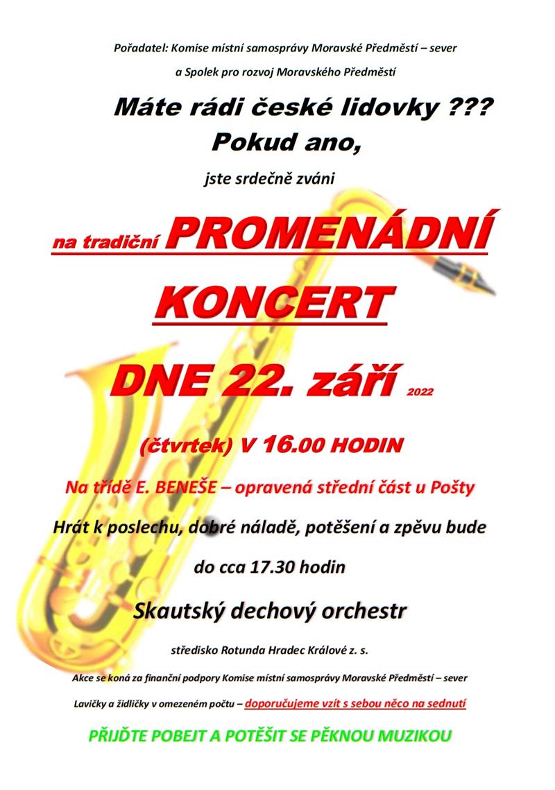 Promenádní koncert - Skautský dechový orchestr