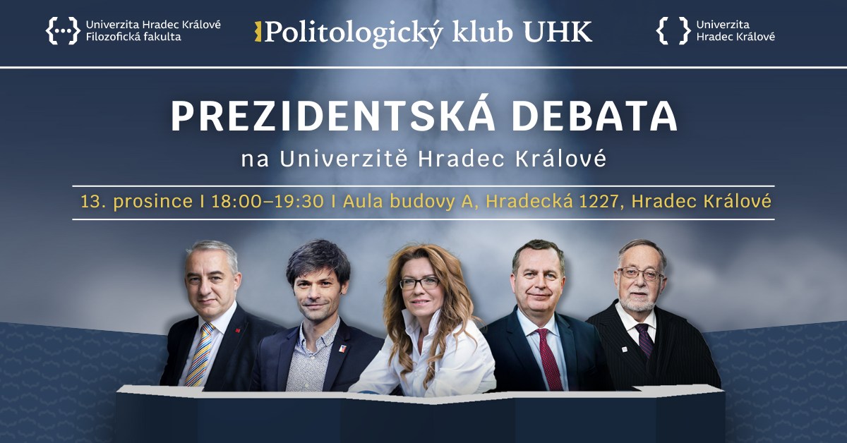Prezidentská debata na Univerzitě Hradec Králové