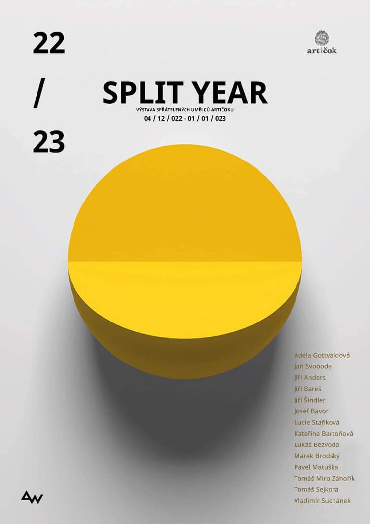 Vernisíž: Split year - výstava spřátelených umělců Artičoku