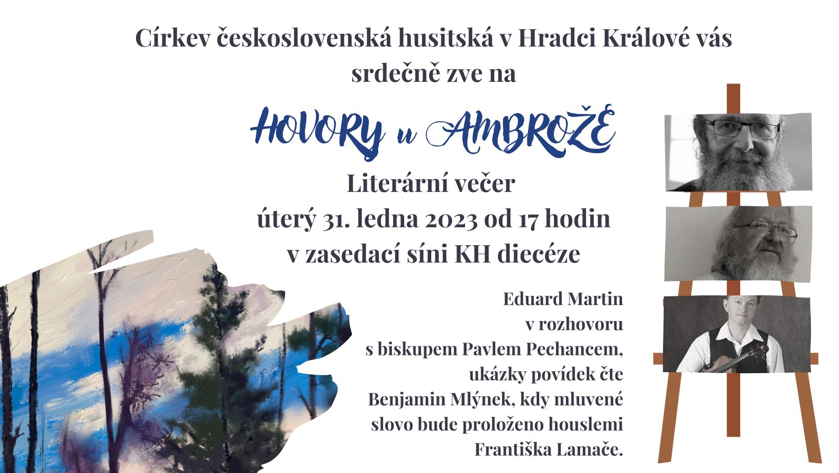 HOVORY U AMBROŽE Literární večer s Eduardem Martinem