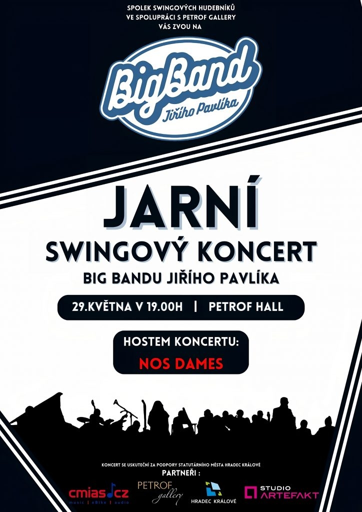 Jarní swingový koncert BigBandu Jiřího Pavlíka