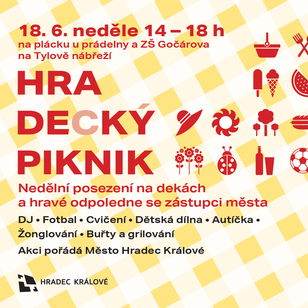 Hradecký piknik - nedělní posezení na dekách a hravé odpoledne se zástupci města