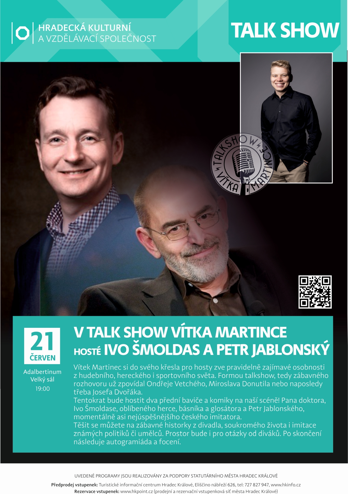 Talk show:  Ivo Šmoldas a Petr Jablonský