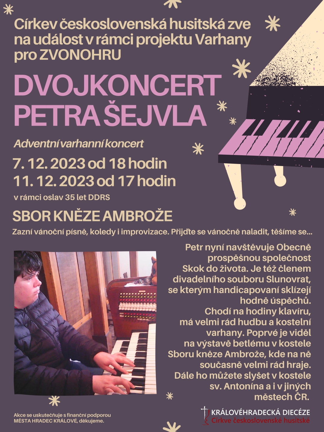 Petr Šejvl - adventní varhanní koncert