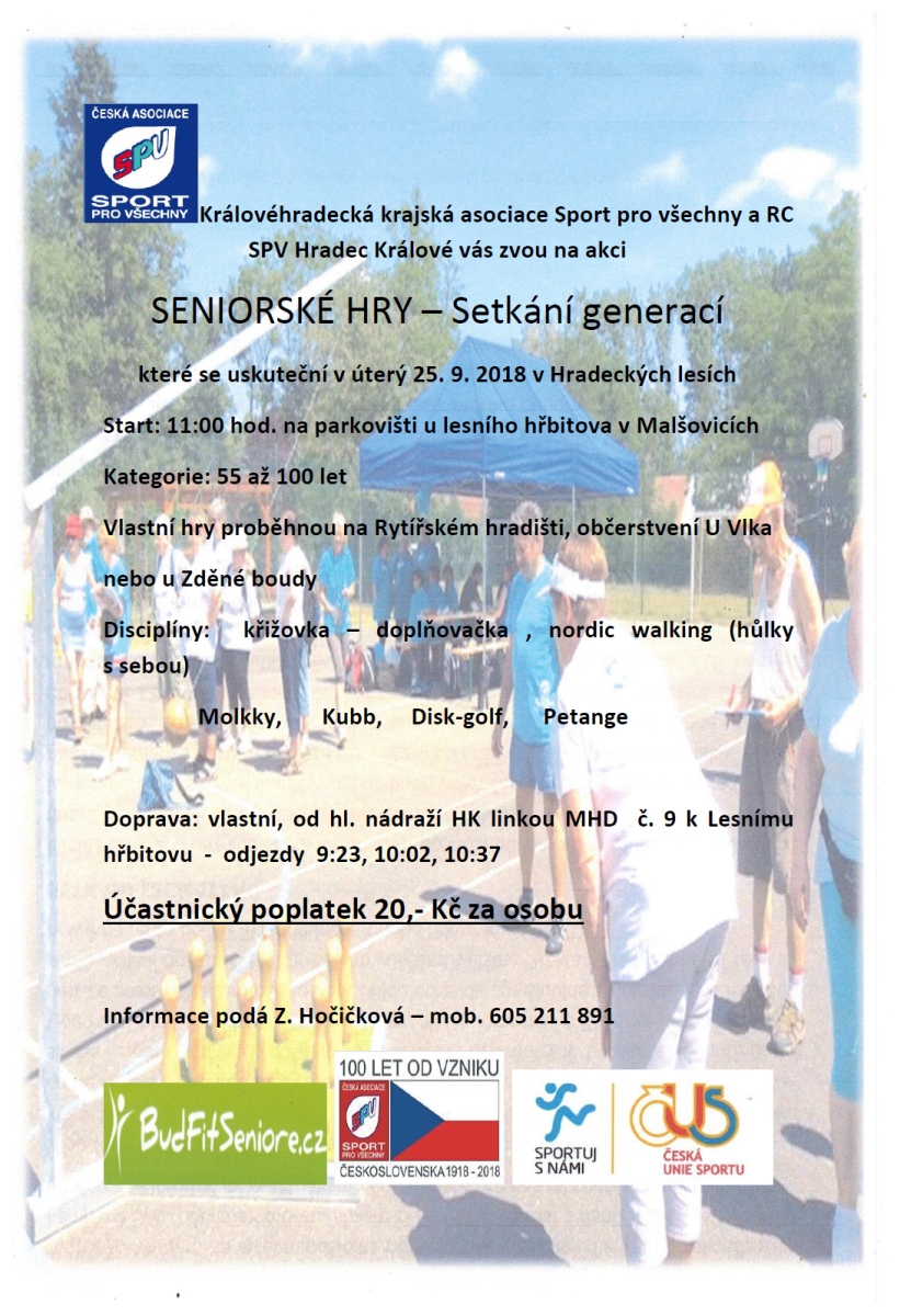 SENIORSKÉ HRY - SETKÁNÍ GENERACÍ SENIORSKÉ HRY - SETKÁNÍ GENERACÍ